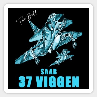 Saab 37 Viggen Swedish Multi Combat Aircraft Sticker